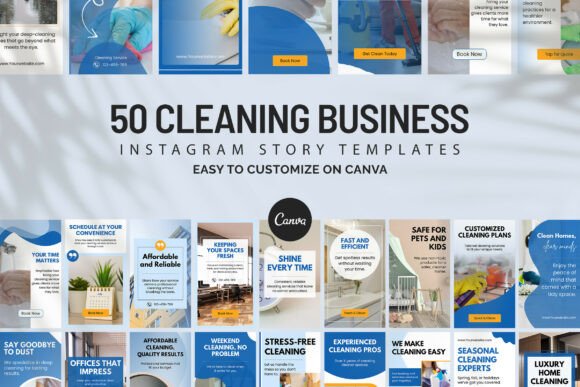 24 Instagram Story Template Business Designs for 2026 7 instagram story template business cleaning business ig canva story design editable canva