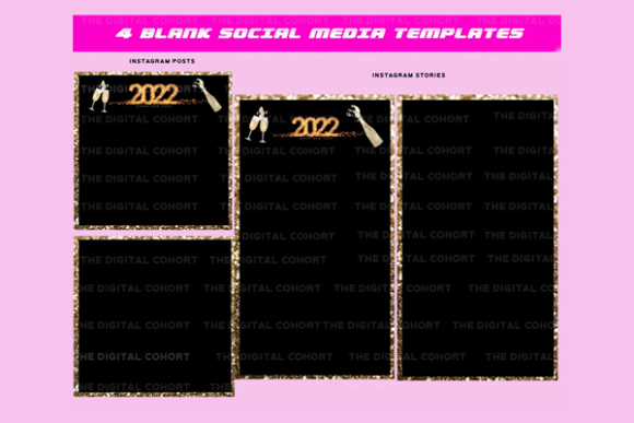 18 Instagram Story Template Plain & Blank Designs for 2026 14 instagram story template plain new year blank social media templates editable