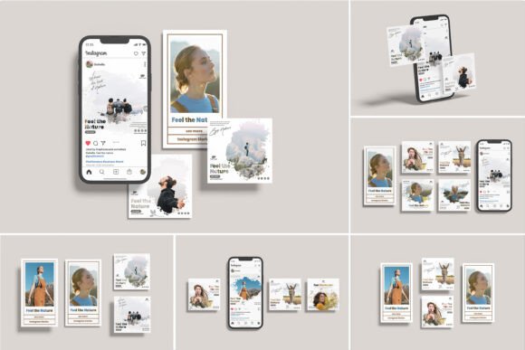 18 Instagram Story Template Plain & Blank Designs for 2026 15 instagram story template plain instagram post mockup editable