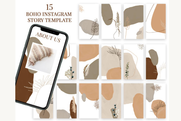 18 Instagram Story Template Plain & Blank Designs for 2026 8 instagram story template plain boho instagram story template editable
