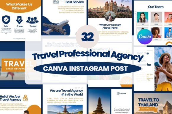 instagram story template travel travel post agency canva instagram canva template