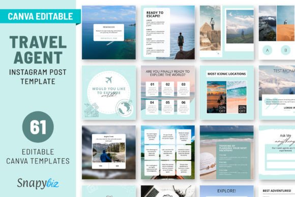 instagram story template travel travel agent instagram canva templates canva template