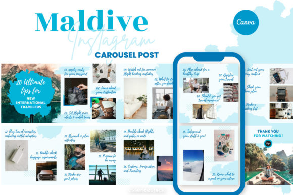 instagram story template travel travel instagram carousel post canva canva template