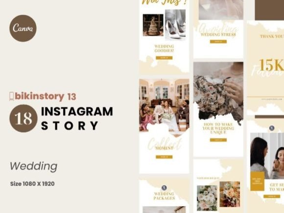 20 Instagram Story Templates Wedding — Anniversary, Valentine & Engagement Designs 6 instagram story template wedding anniversary wedding instagram story canva canva template
