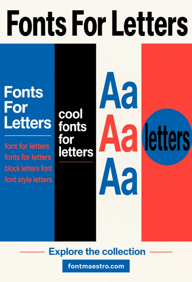 fonts for letters panels sequence
