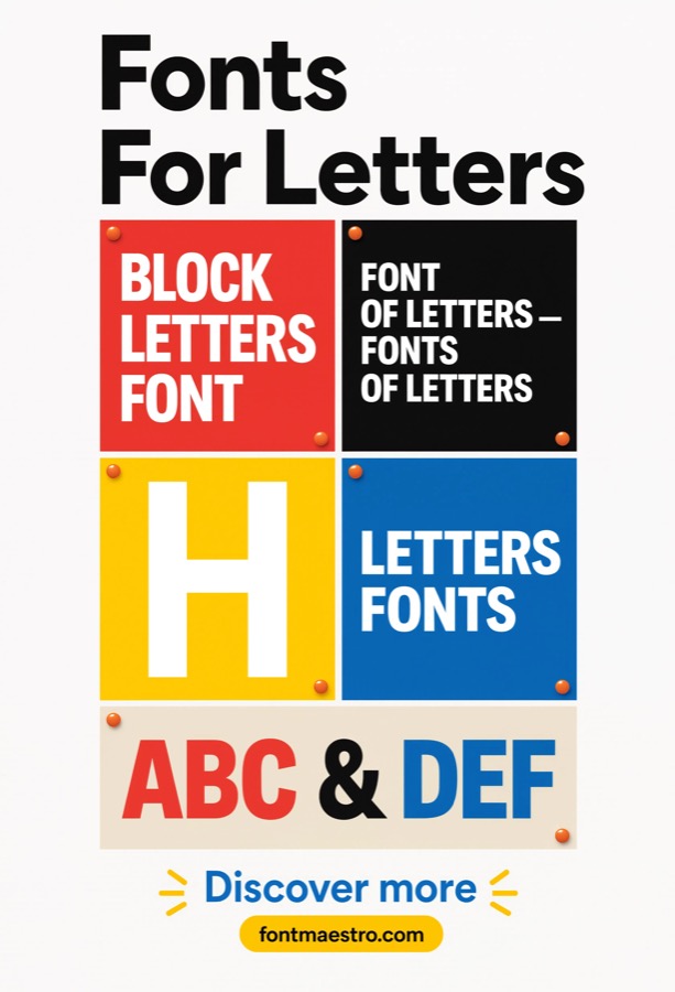 fonts for letters wall installation