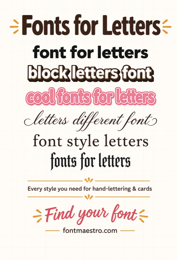 fonts for letters modernist general