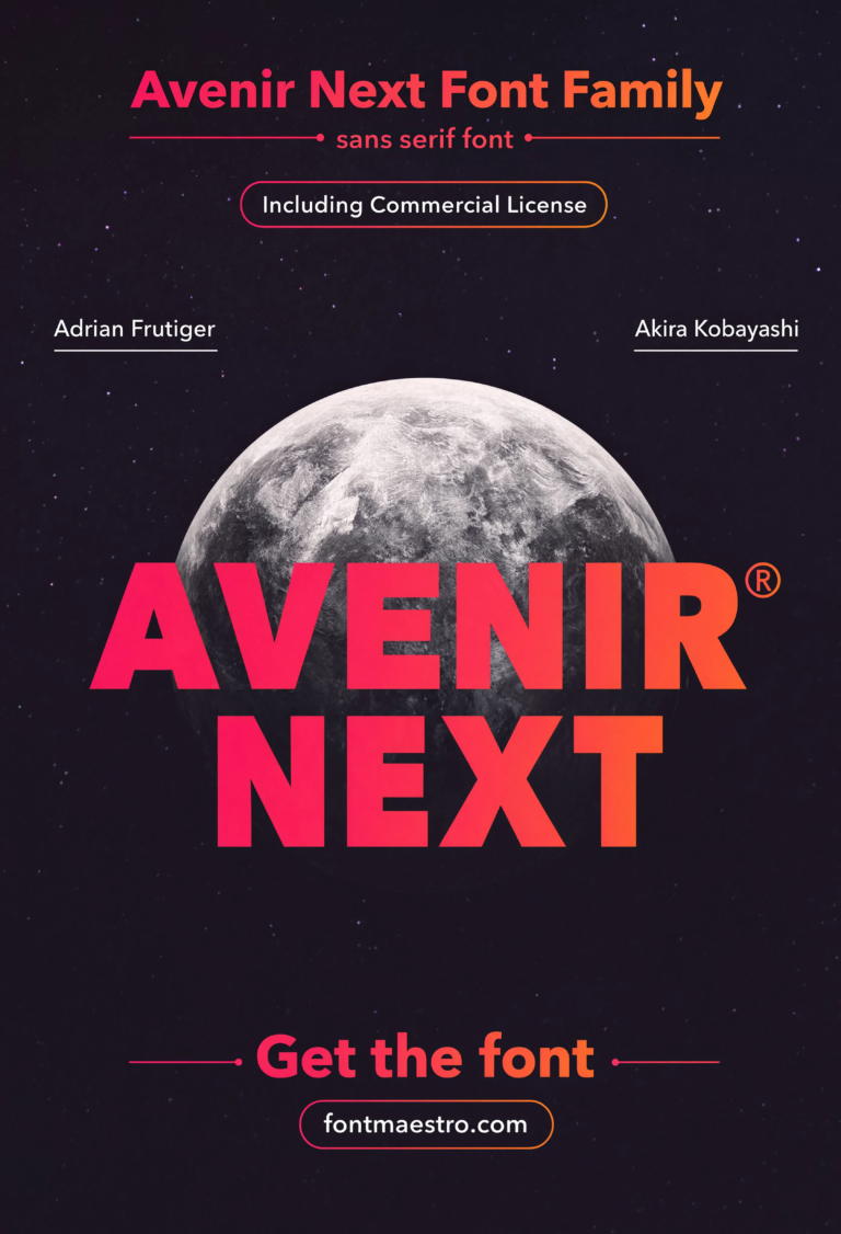 Avenir Next — The Sans Serif Font Built for Timeless Branding