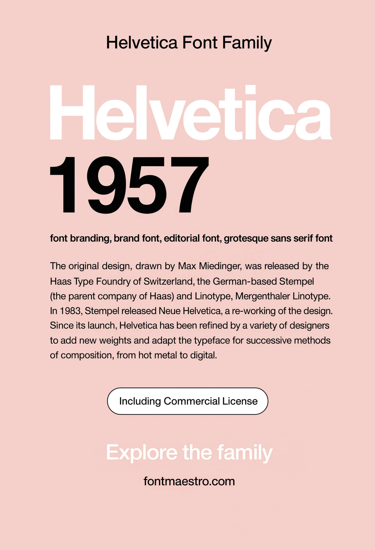 Best Font for Branding — Neutral Sans-Serif for Logos, Signage & Identity Systems 10 font branding 1957 editorial spread neo-grotesque sans