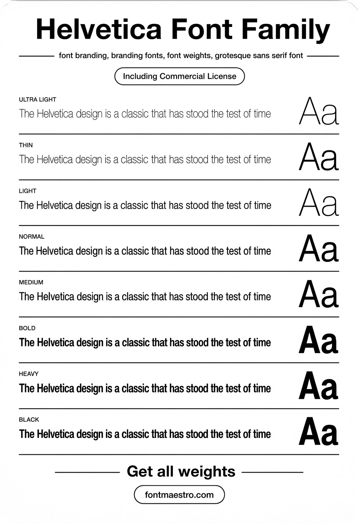 Best Font for Branding — Neutral Sans-Serif for Logos, Signage & Identity Systems 6 branding fonts free weight rows specimen neutral sans