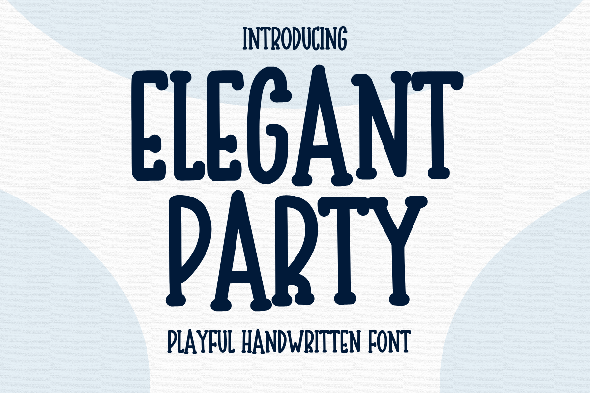 Elegant Party free Cricut SVG cut file, party lettering