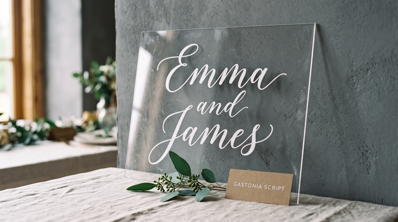 Cricut Fonts for Wedding Signs That Cut Clean in Vinyl