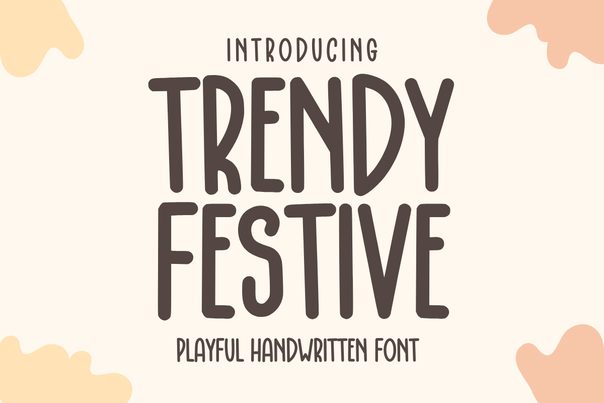 Trendy Festive free Cricut retro-style cut file without a personal-use-only trap