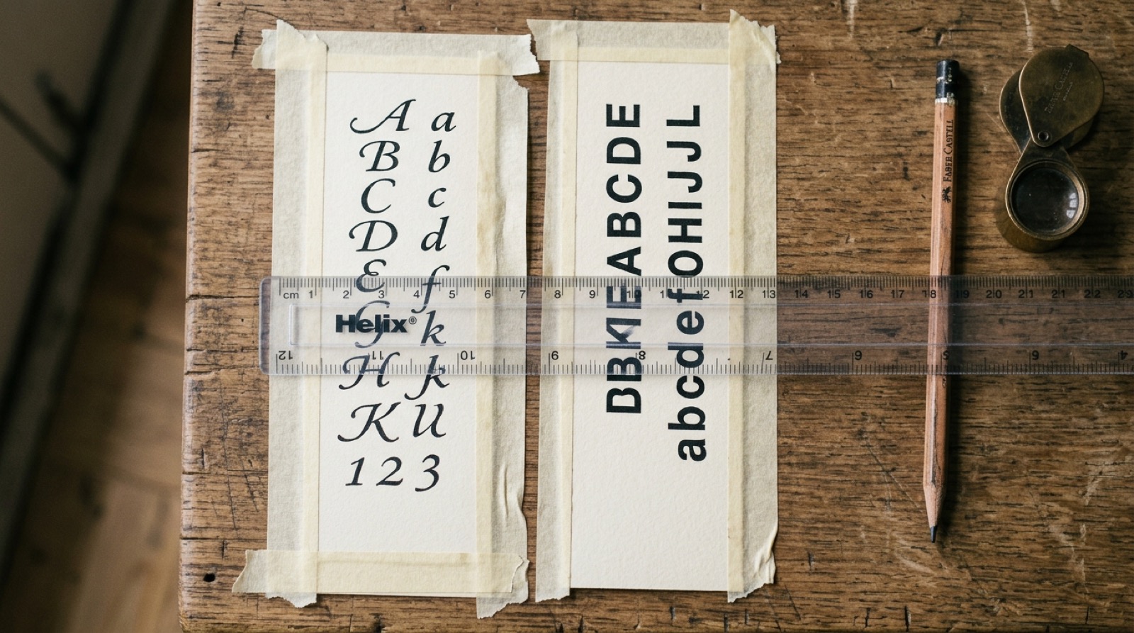 Fm font pairing x height test