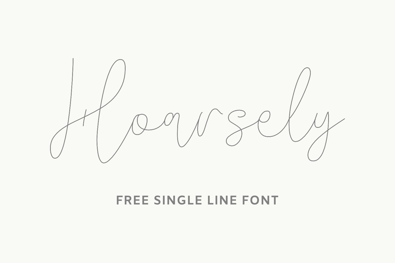 Cricut Writing Fonts That Draw Cleanly With a Pen 3 Hoarsely single line cursive font preview for foil quill and pens