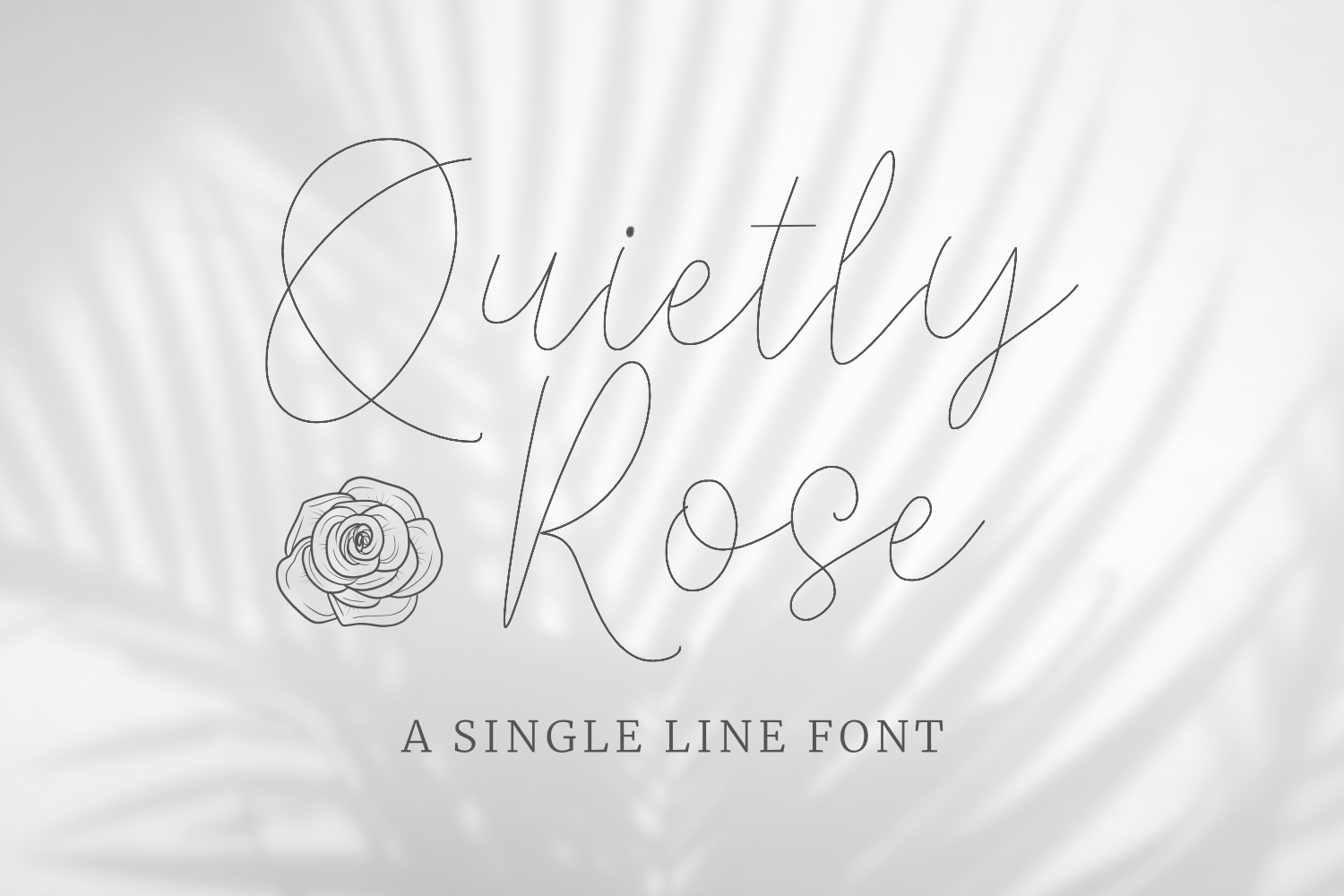 Cricut Writing Fonts That Draw Cleanly With a Pen 2 Quietly Rose single line script font preview for Cricut pens