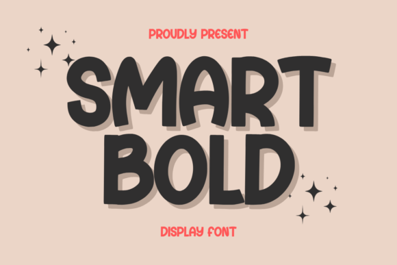 Smart Bold display font example for one-word wordmark logos