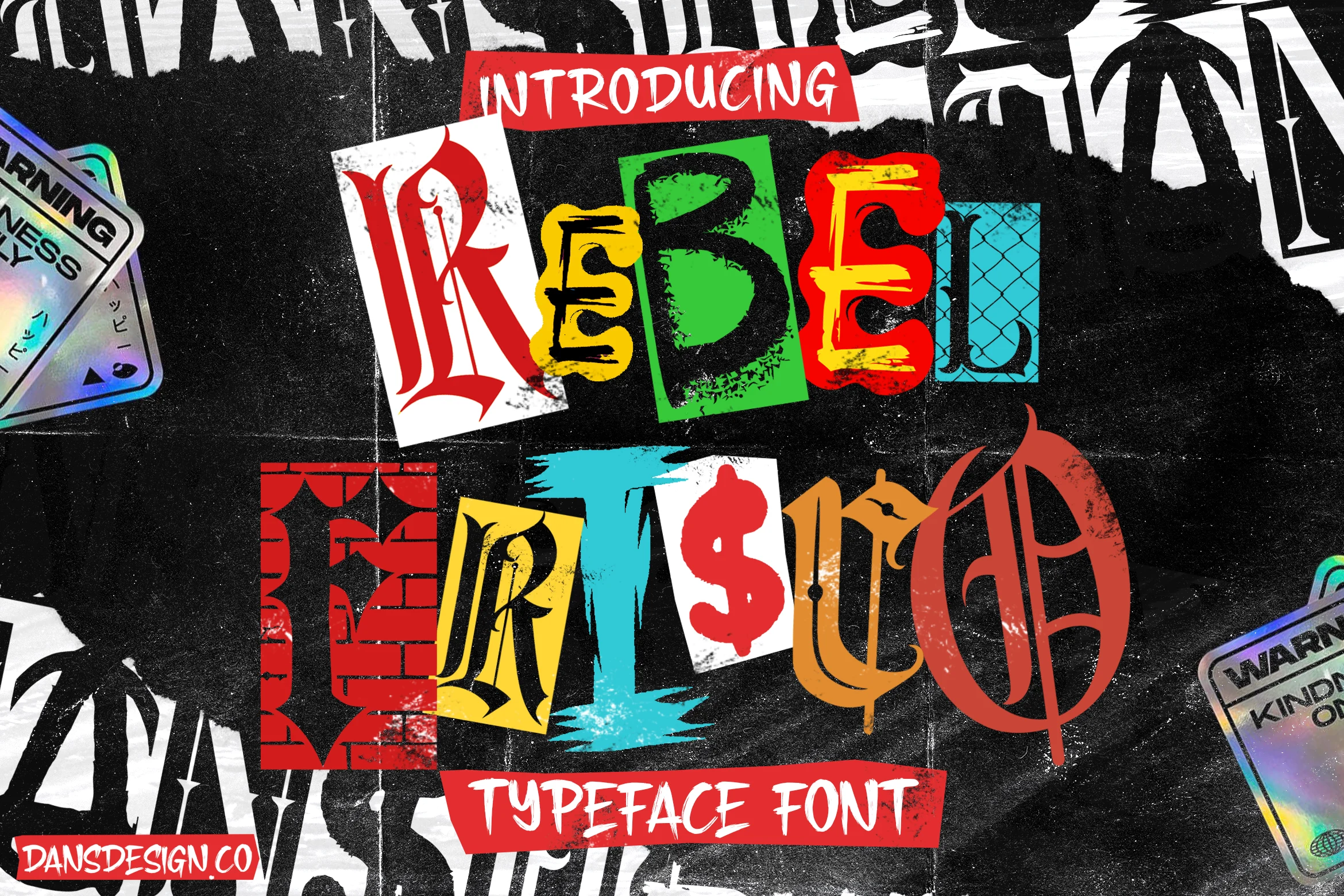 Rebel Frisco graffiti urban Y2K font preview